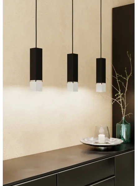 Lustră LED pe cablu BUTRANO 3xGU10/4,5W/230V Eglo 99698