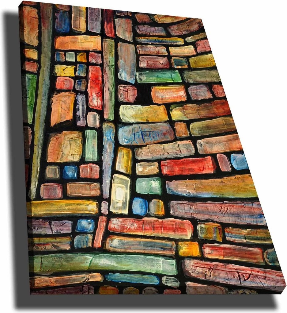 Tablou 252SGH1481, multicolor, panza, 70x100 cm