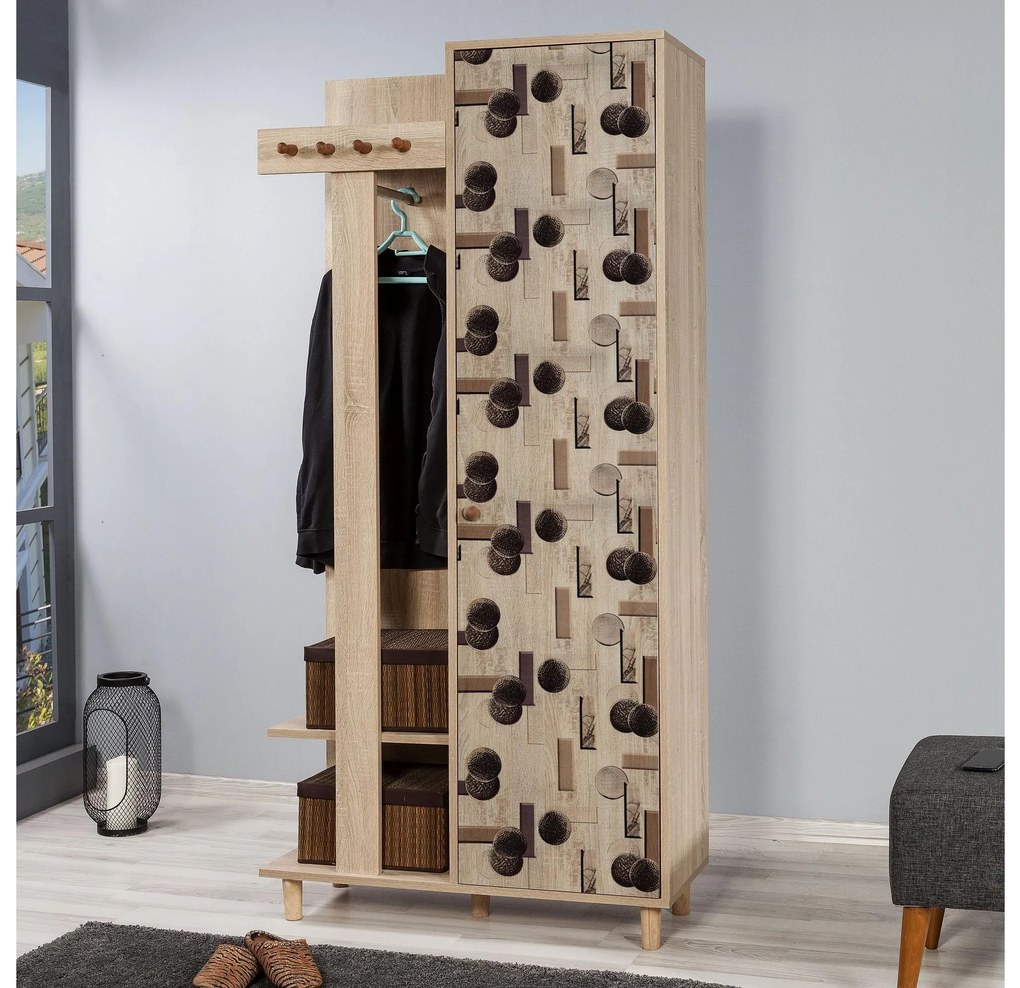 Mobilier hol Garmando 522 (Stejar sonoma). 1088517