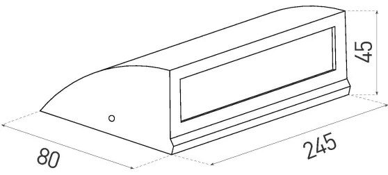 LED Aplică perete LED/10W/230V IP54