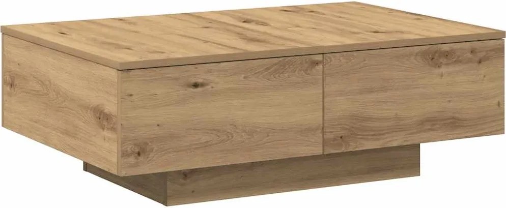 vidaXL Măsuță cafea, stejar artizanal, 90x60x31 cm, lemn prelucrat