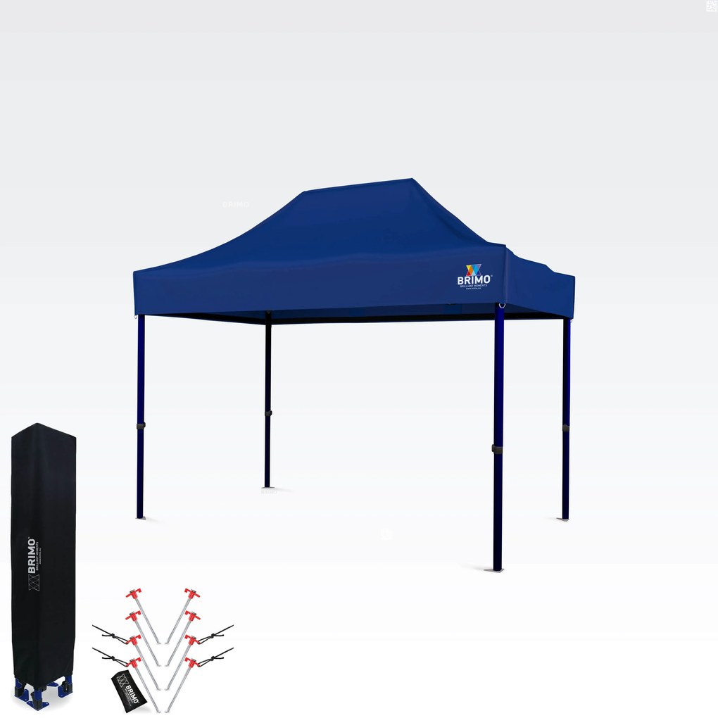 Cort extensibil de vânzare 2x3m | Cort pliabil rapid BRIMO - fara 3 pereti - Albastru