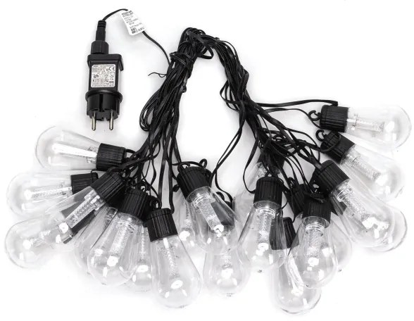 Aigostar - Instalație luminoasă decorativă LED pentru exterior, 20xLED/13m, IP44, alb rece