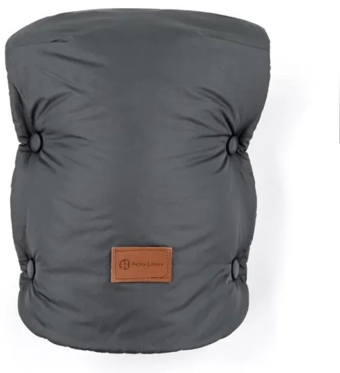 PETITE&MARS - Set sac de iarnă 3în1 JIBOT + mânuși JASIE gri