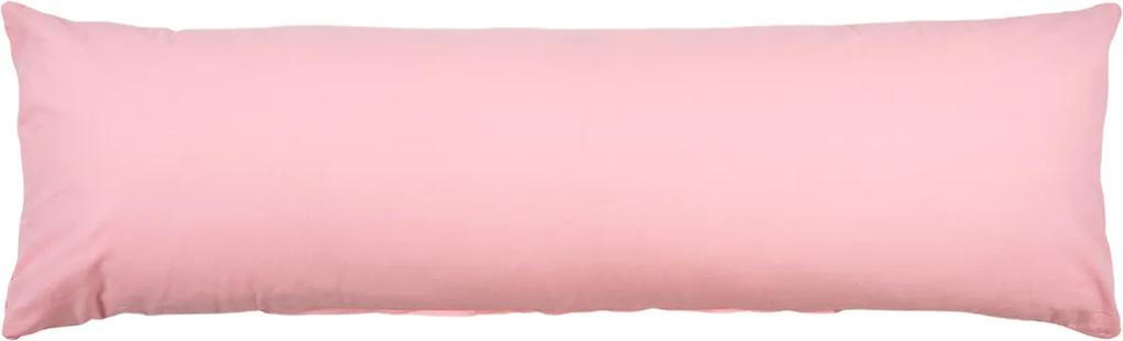 Față de pernă pentru relaxare de rezervă UNI roz, 50 x 150 cm, 50 x 150 cm