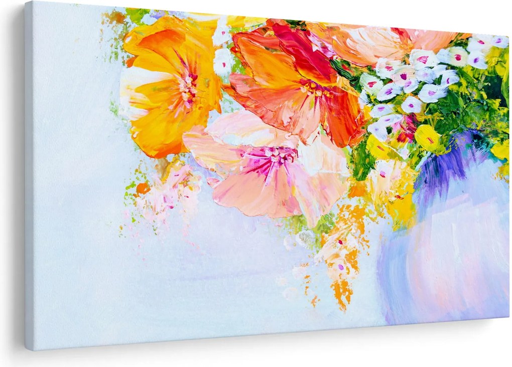 Tablou - Flori,pictură (90x60 cm)