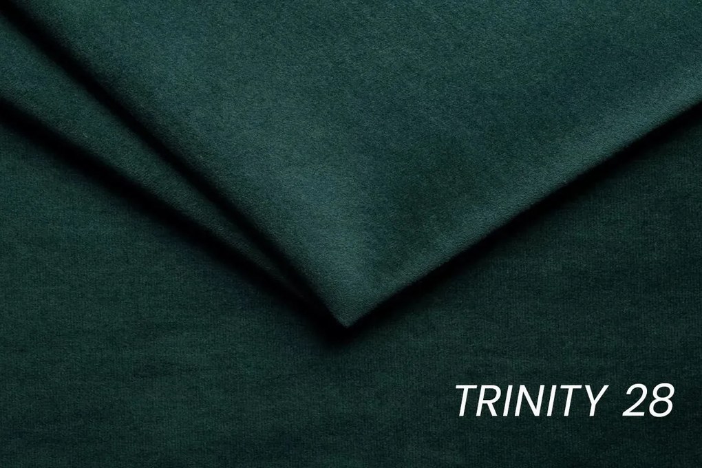 Colțar extensibil Laksaro pe dreapta - catifea verde Trinity 28