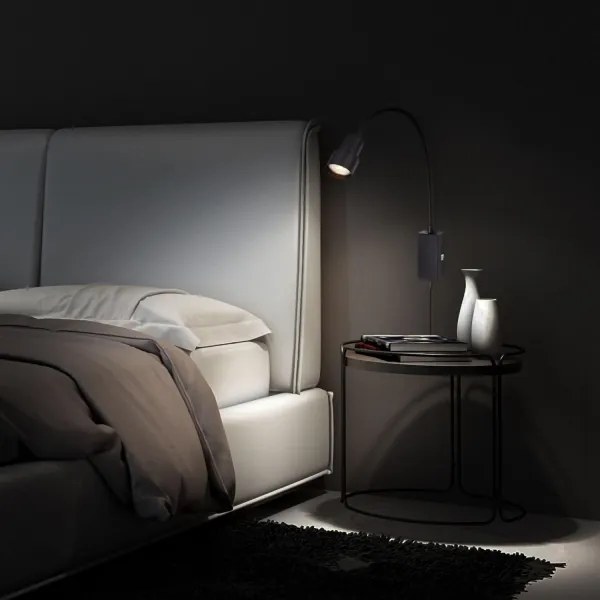 Lampă LED tactilă de perete TUSI 1xGU10/5W/230V negru Briloner 2085-015
