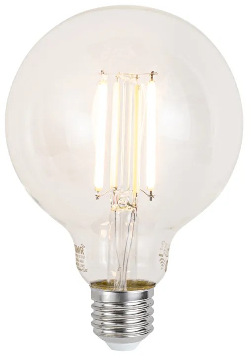 Lampa suspendată inteligentă neagră cu 4 lumini, inclusiv 4 Wifi G95 - Saffira
