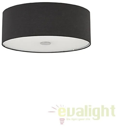 Plafoniera moderna diametru 50cm WOODY PL4 NERO 103273