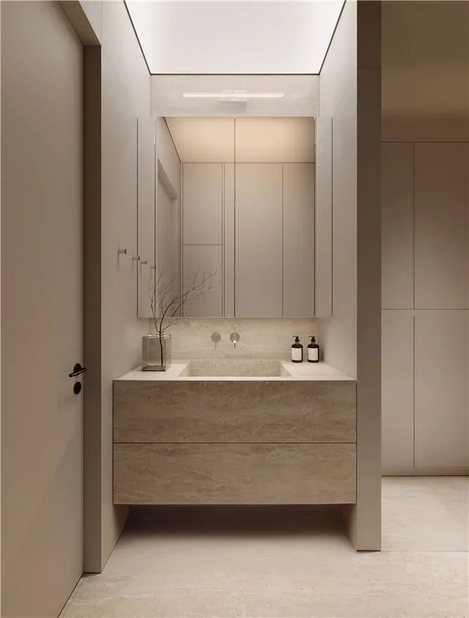 Aplica de perete LED baie IP44 MAREL alba