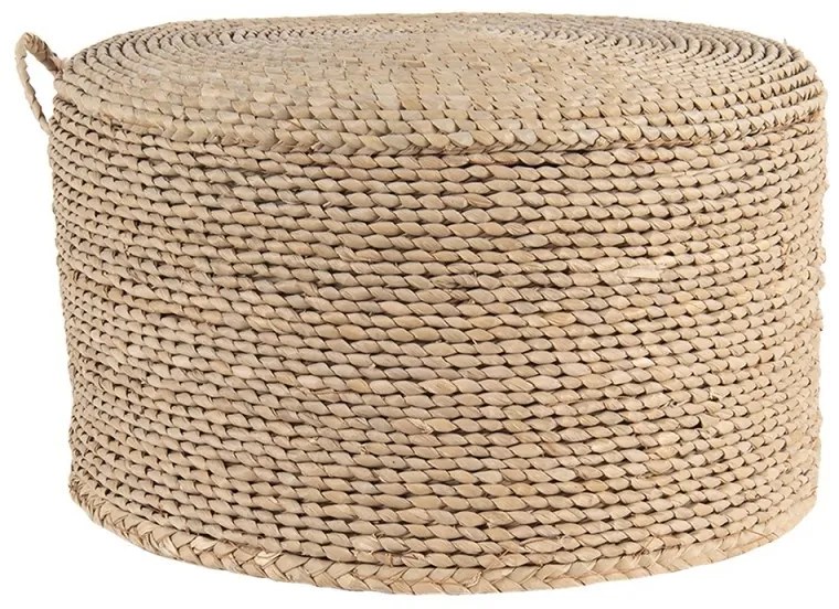 Pouf rotund din iarbă de mare Ø 40x23 cm