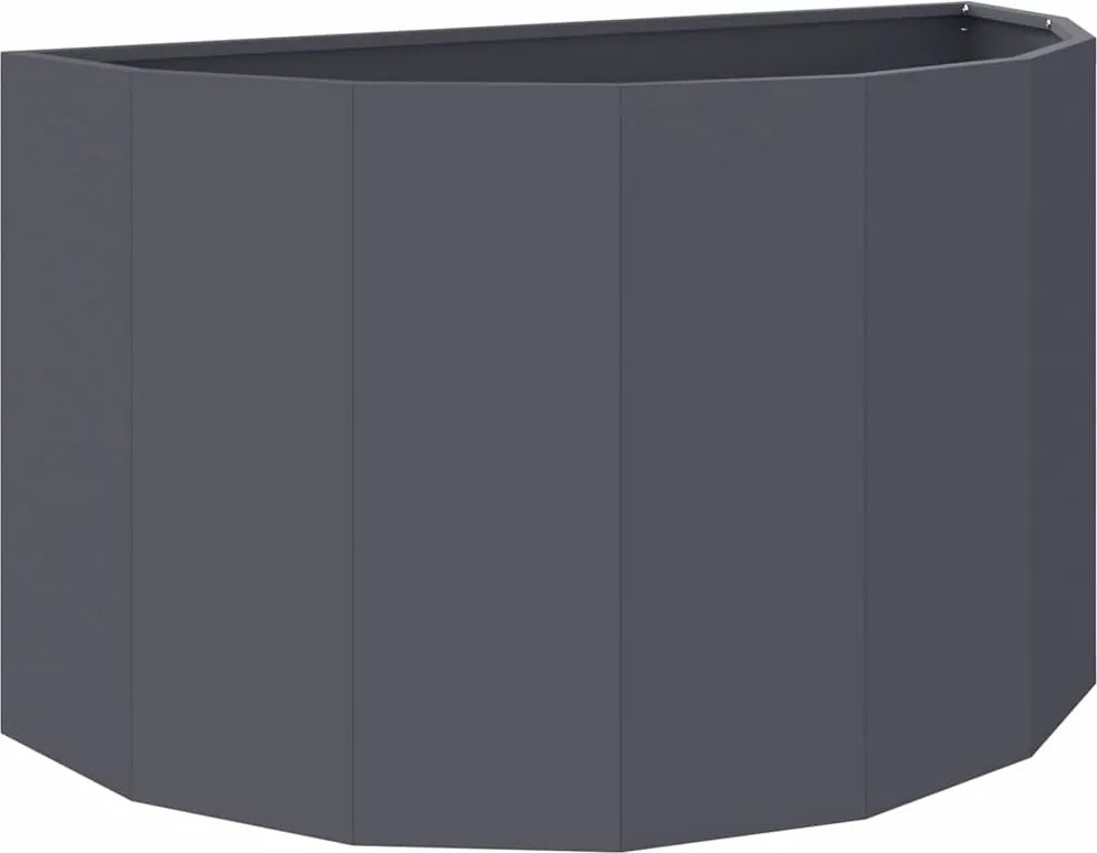 vidaXL Jardinieră Antracit 90 x 45 x 50 cm Oțel