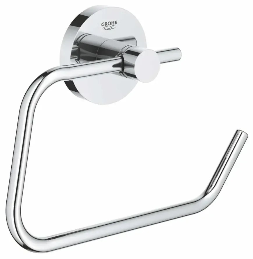 Set coloana dus si baterie lavoar Grohe Cosmopolitan cu accesorii baie Grohe Essentials, crom