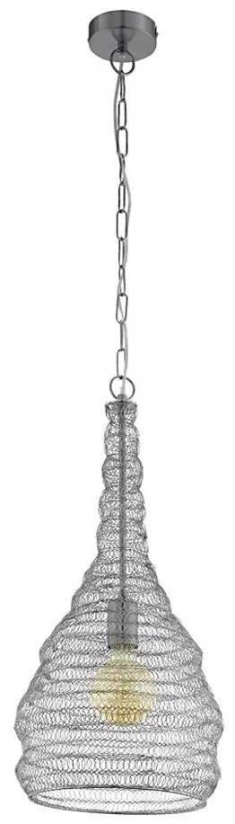 Eglo 49128 - Lustră pe lanț COLTEN 1xE27/60W/230V