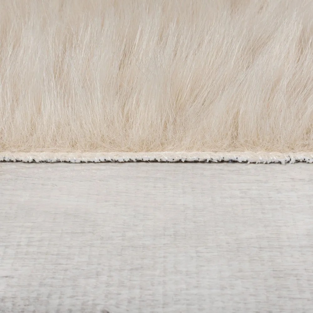 Blană bej sintetică 80x150 cm Alpine Faux Fur – Flair Rugs