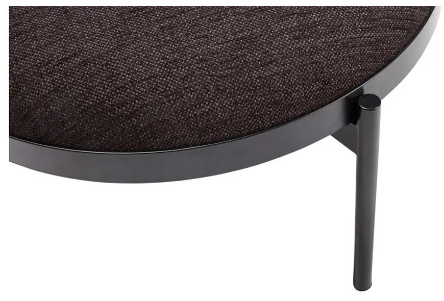 Scaun Hübsch Futuro, ø 65 cm, negru