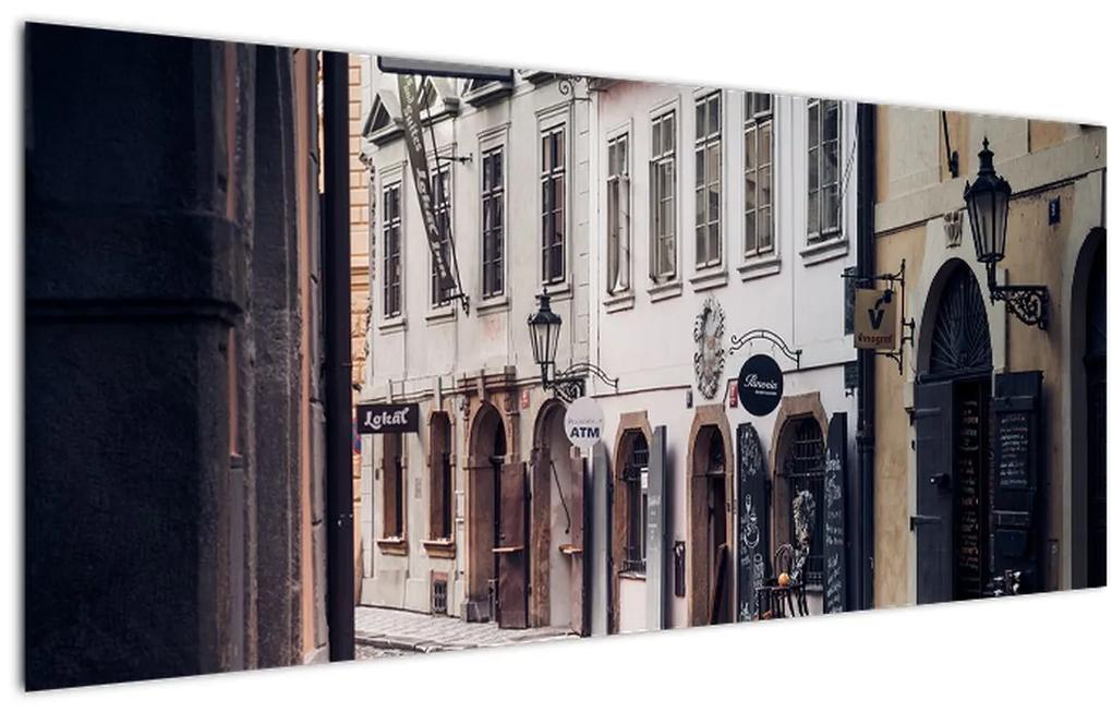 Tablou - Strada din Praga (120x50 cm), în 40 de alte dimensiuni noi