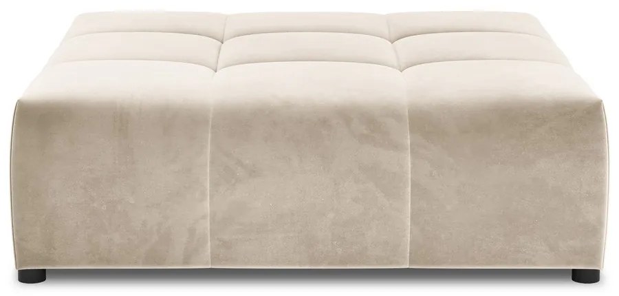 Modul pentru canapea bej cu tapițerie din catifea Rome Velvet - Cosmopolitan Design