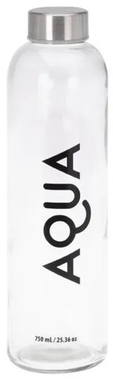 Sticla pentru apa Aqua, capac inox, 750 ml