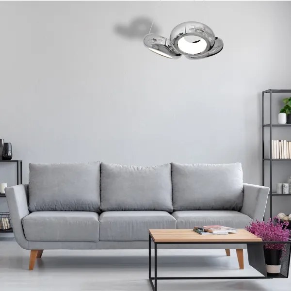 Lustră LED pe cablu MERCURIO 3xLED/12W/230V