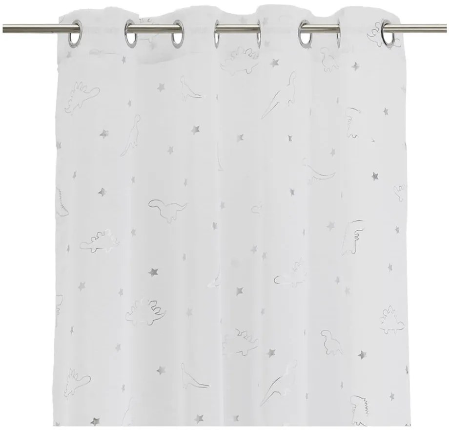 Perdea albă-argintie 140x260 cm Dinos – Casa Selección