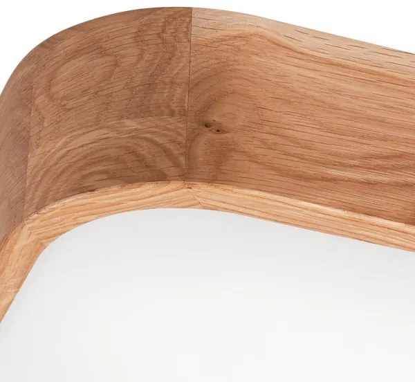 Plafonieră OAK SQUARE 4xE27/15W/230V 45x45 cm stejar
