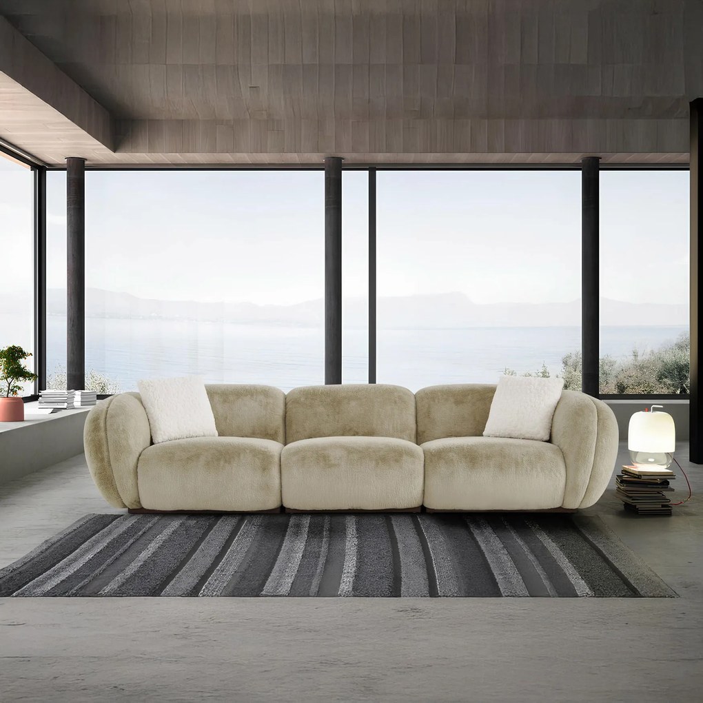 Canapea dumonde cu sezut confortabil din spuma high-density Eternity 318x112 cm