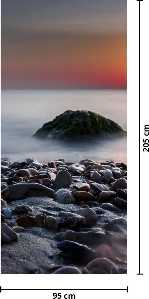 Fototapet pentru ușă - Pe mal (95x205cm)
