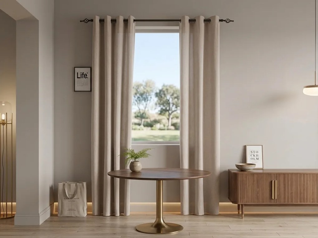 Draperie TAVIO 140x250 cm, bej deschis Agatat: Rejansa
