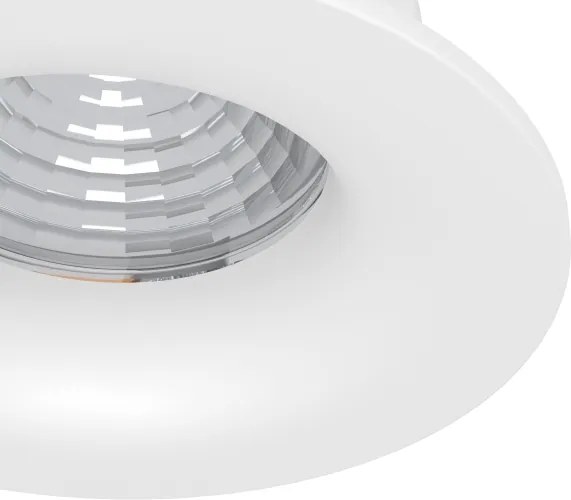 Eglo 902277 - Set 3 spoturi LED încastrate SALICETO, reglabile, 4,8W/230V, Ø 8,8 cm, alb