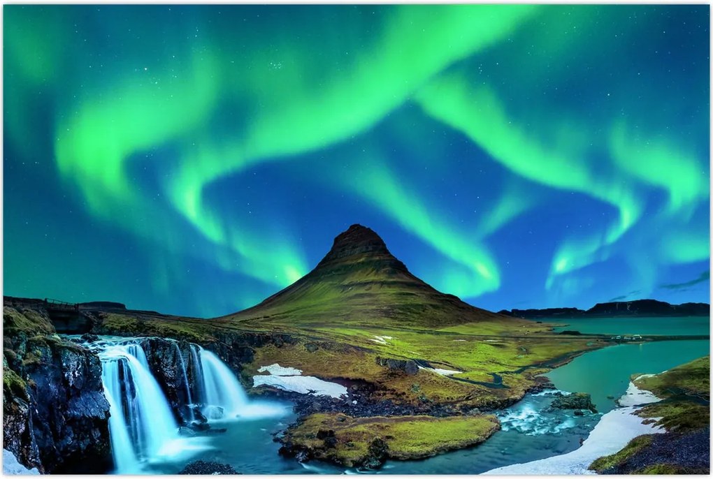 Tablou - Kirkjufell, Islanda (90x60 cm)