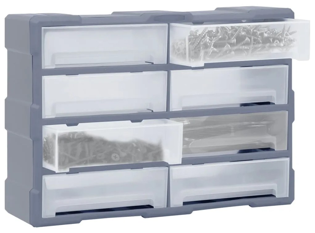 149600 vidaXL Organizator cu 8 sertare mari, 52x16x37 cm