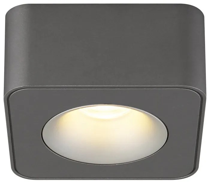 Spot LED aplicat aluminiu gri HANGARAU 1