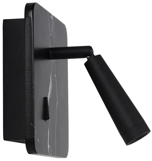 Spot LED de perete OREGON LED/4W/230V negru Lucide 77282/03/30