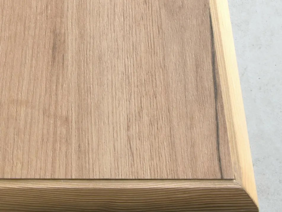 Masă TV/Dulap Kenny 12 (craft Alb + craft auriu). 1057837