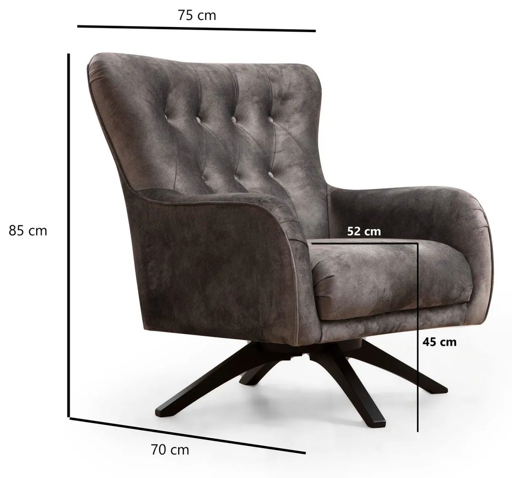 Fotoliu Arredo - Anthracite
