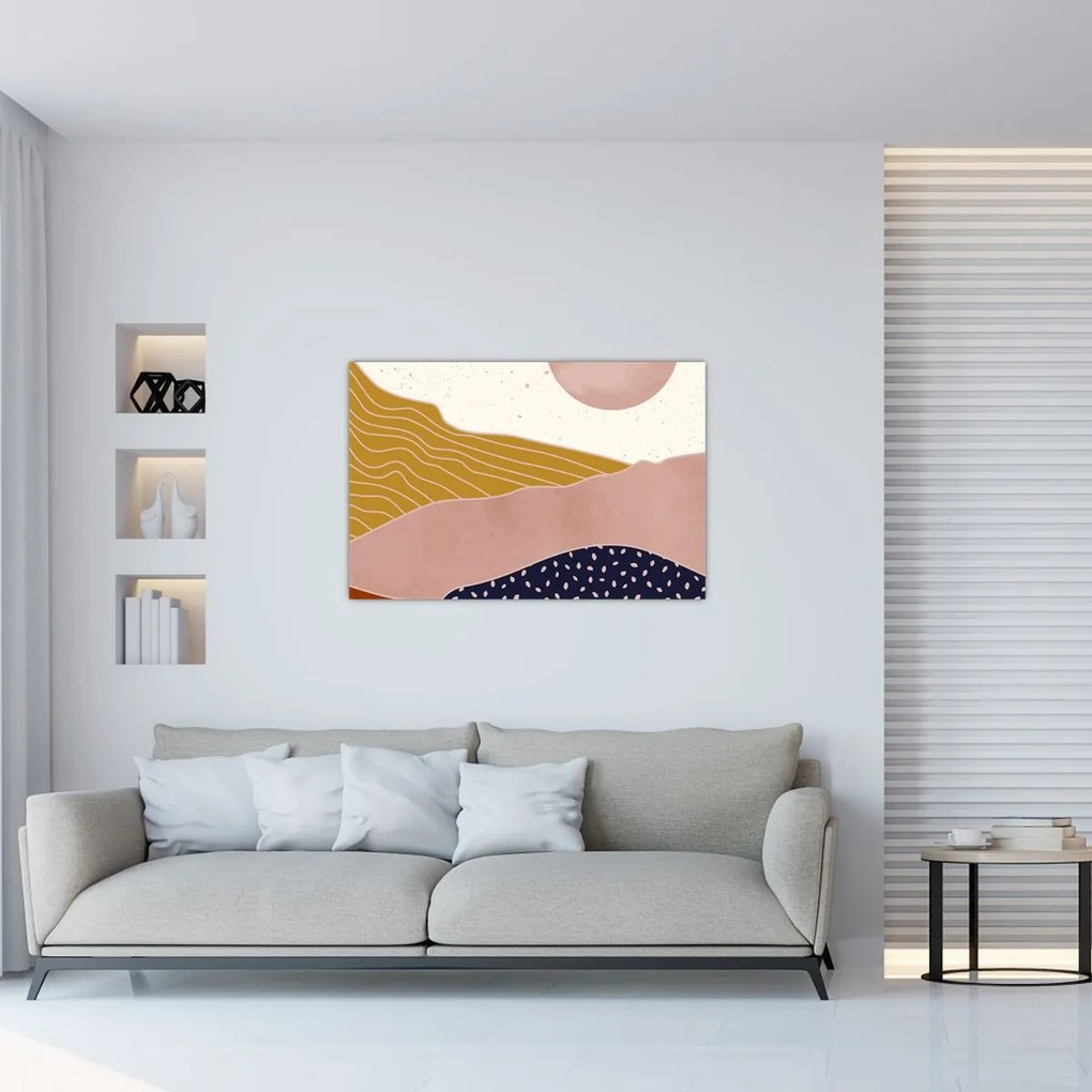 Tablou - Muntele de design Spacefrog N⁰3 (90x60 cm)