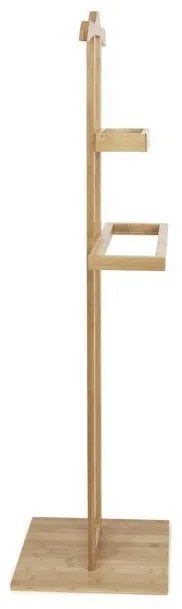 Suport pentru haine din bambus Compactor Bamboo, maro