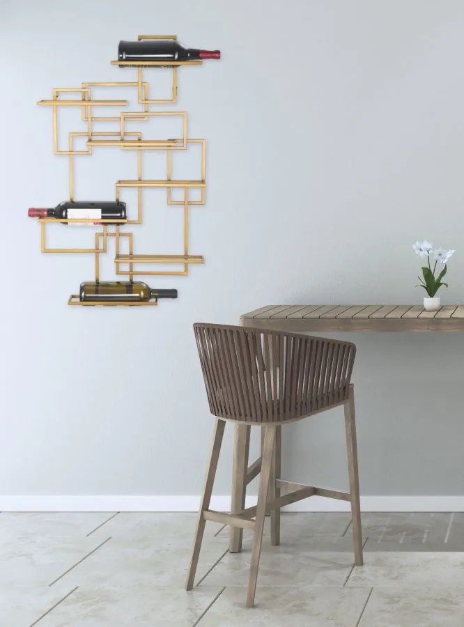 Suport de perete pentru sticle GLAM VERTICAL (cm)  50X10X79.5