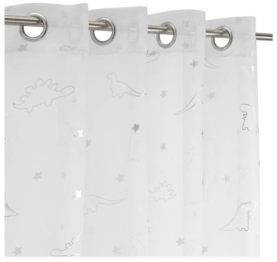 Perdea albă-argintie 140x260 cm Dinos – Casa Selección
