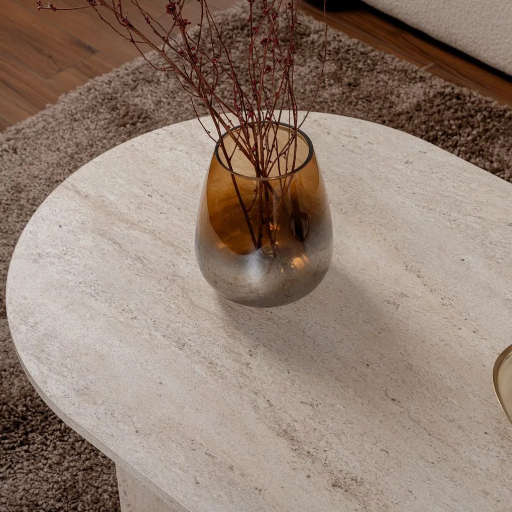 Masă de cafea Sable Travertine