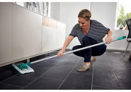 Mop de podea Leifheit PROFI Micro Duo + rezervăGRATUIT Static Plus 55169