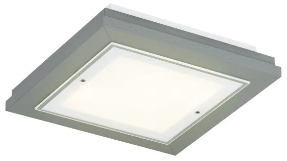 Argon 1868 - Plafonieră TABOR 4xE27/15W/230V 42x42 cm gri