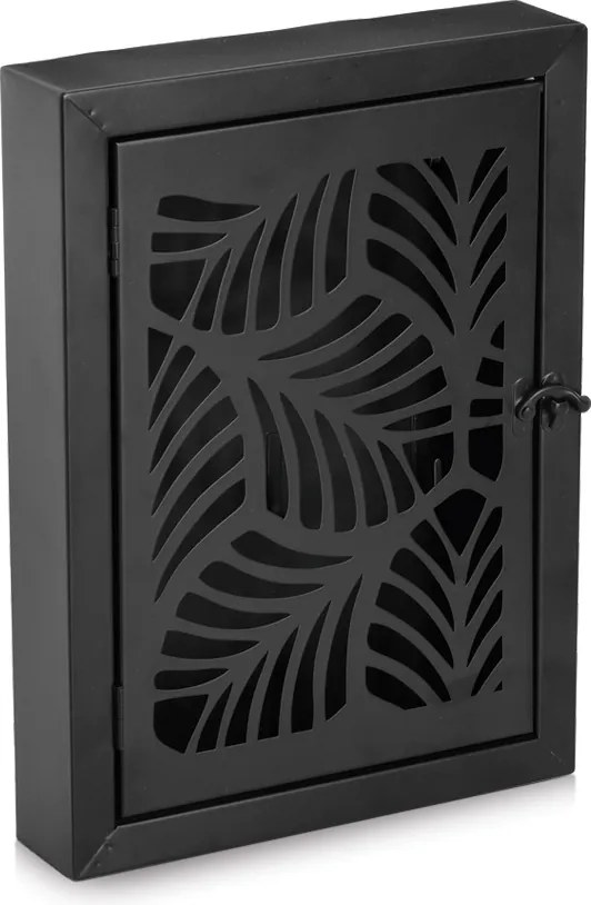 Cutie metalică pentru chei LEAVES, 30 × 22 × 5 cm