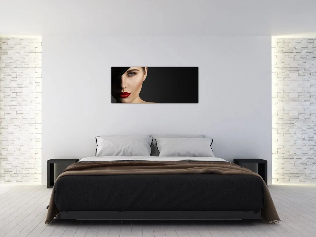 Tablou - Portretul femeii cu pălărie (120x50 cm)