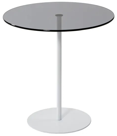 Măsuță laterală CHILL 50x50 cm alb/negru