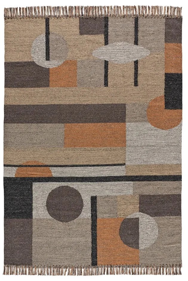 Covor țesut manual din bumbac reciclat 160x230 cm Chandia – Universal