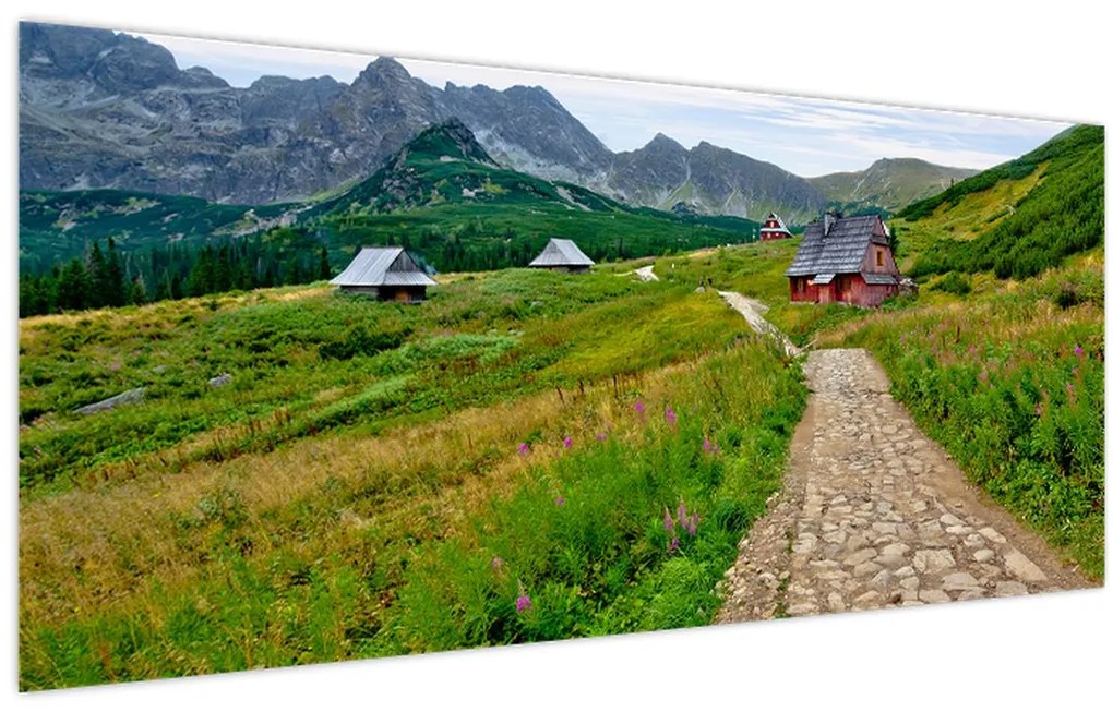 Tablou - Portret de leopard (120x50 cm)