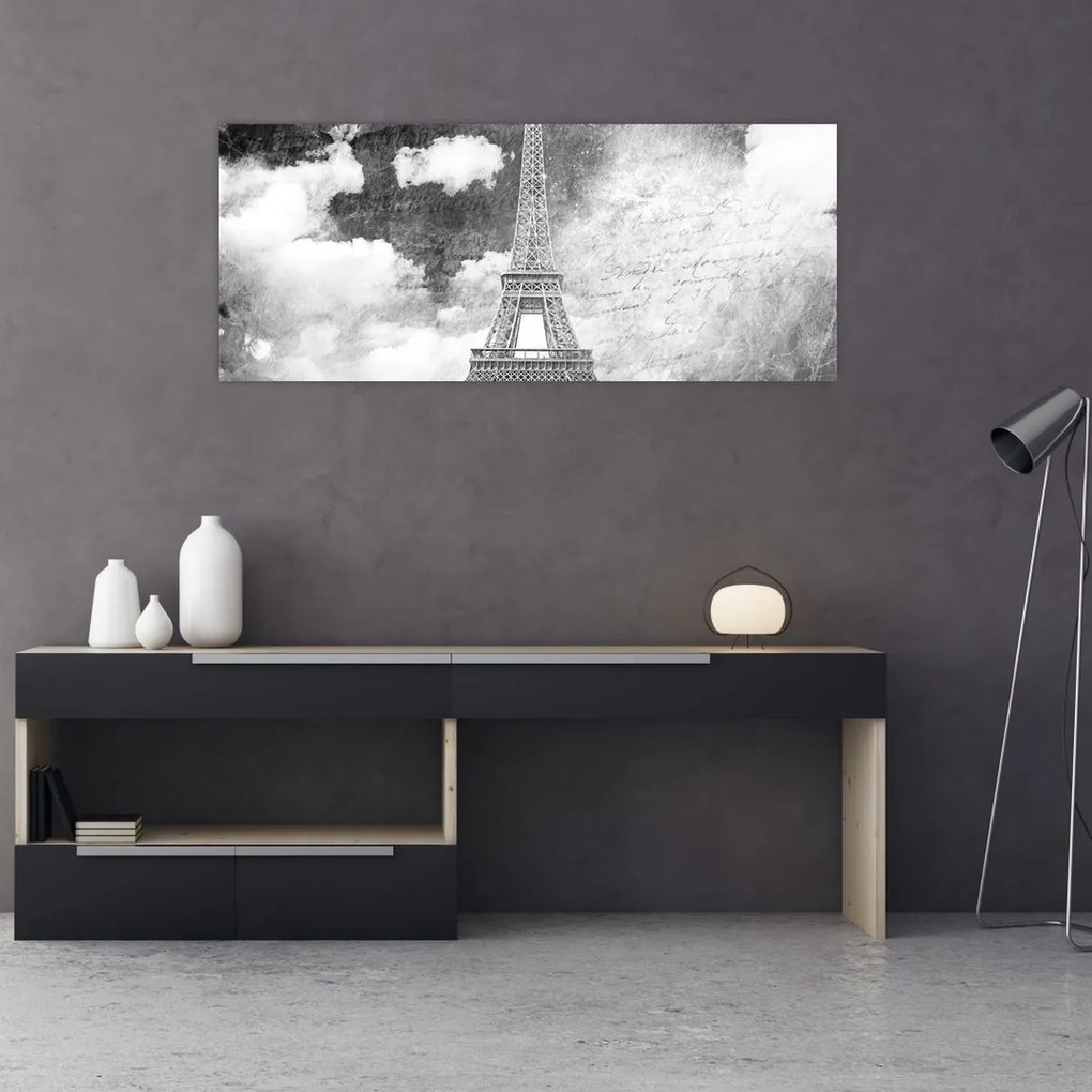 Tablou - Carte poștală de epocă a orașului N⁰3 (120x50 cm)